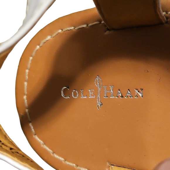 Cole Haan Kids White Leather Sandals - Picture 5 of 6